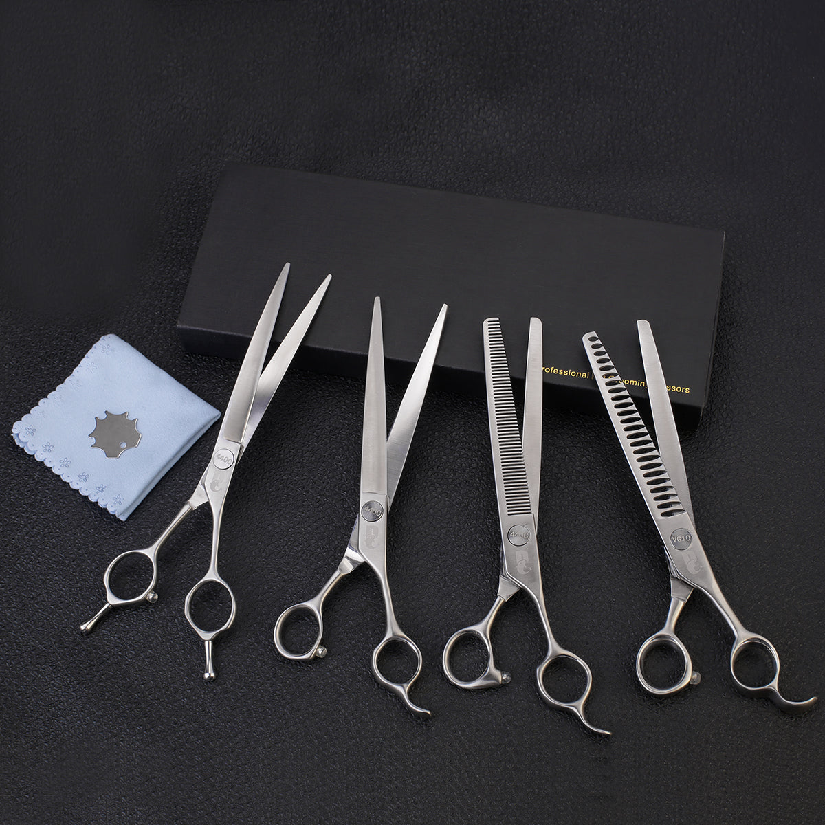 Japan 440C&VG10 Steel Dog Grooming 7.5'' Scissors S1 Set