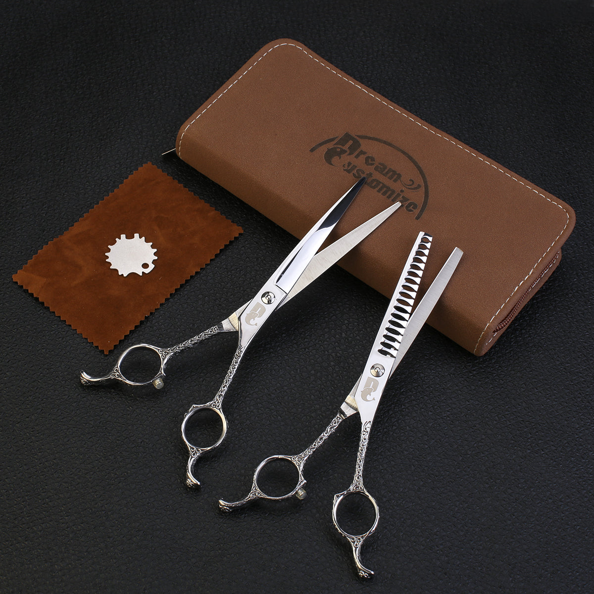 S5 Pet Grooming Tools Set For Dog Groomer With Scissors Bag