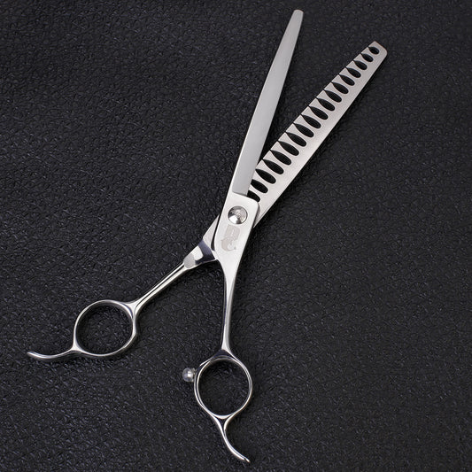 7.5''  Dog Grooming  CHUNKER Japan 440C Steel Scissors For Pet Groomers DC911