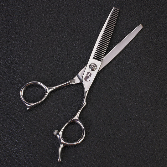 6'' Barbershop CHUNKER Japan 440C Steel Scissors BC001